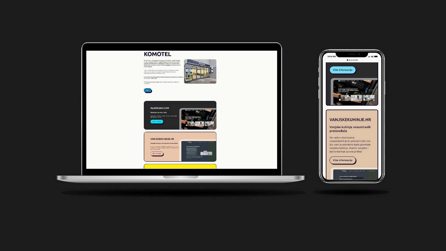 komotel.hr - Landing page - Brzo, jednostavno, SEO optimizirano + povoljno!